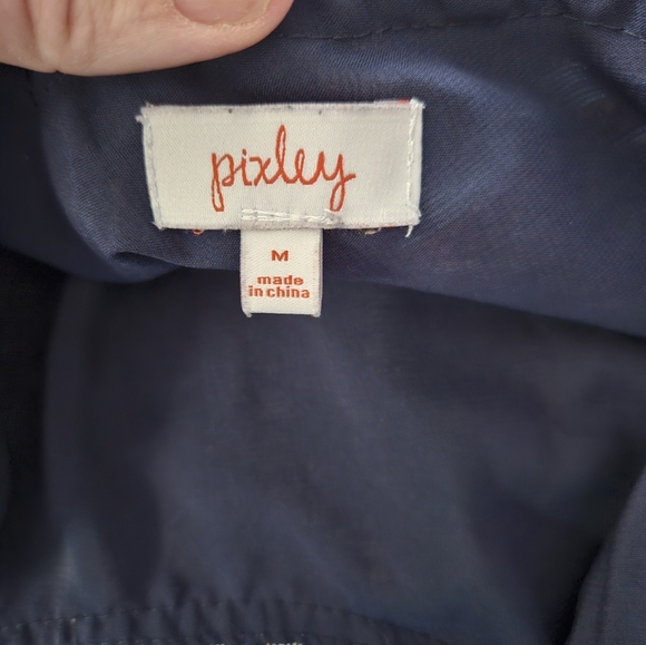 Pixley From Stitch Fix Chevron Patterned Sleeveless Dress Size M - Picture 7 of 9